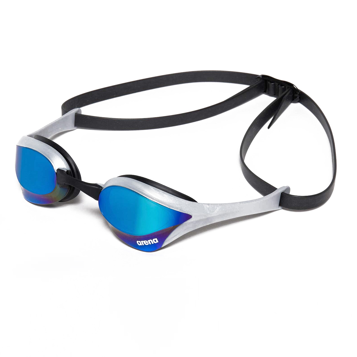Arena Cobra Ultra Swipe Mirrored Goggles - Blue/ Silver