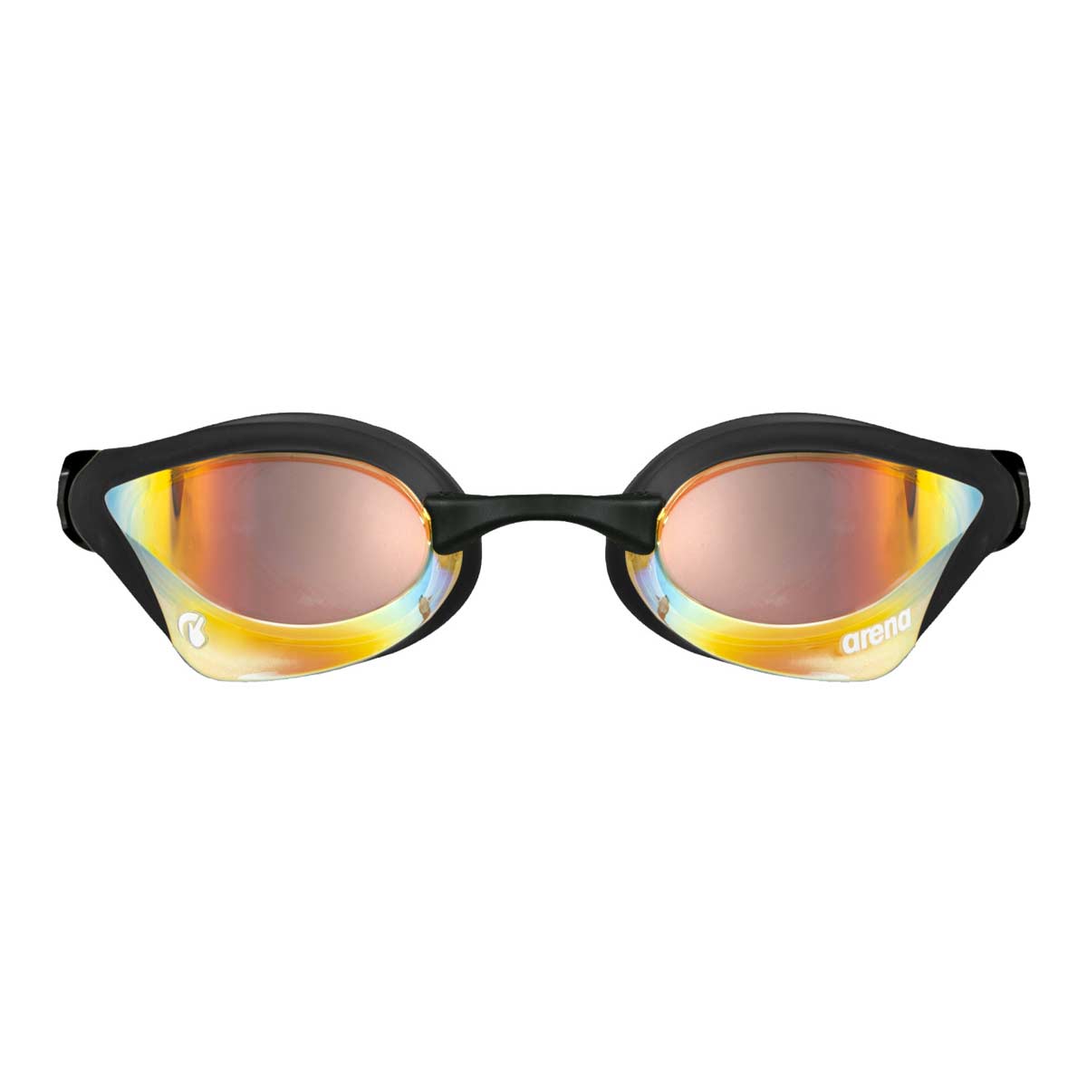 Arena Cobra Core Swipe Mirrored Goggles - Yellow Copper / Black