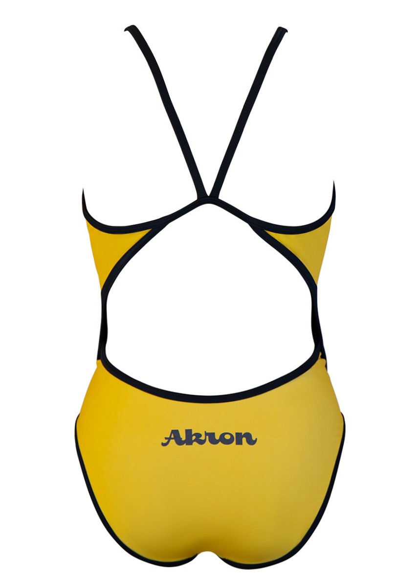 Akron Girl's Odette Swimsuit - Yellow