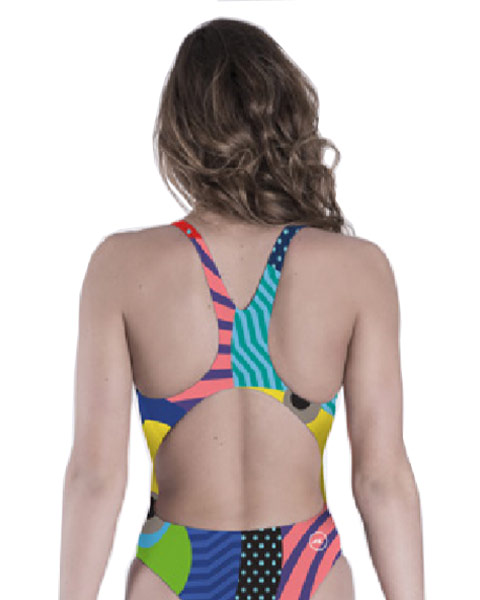 Akron Girl's Abba 1 Swimsuit - Multi