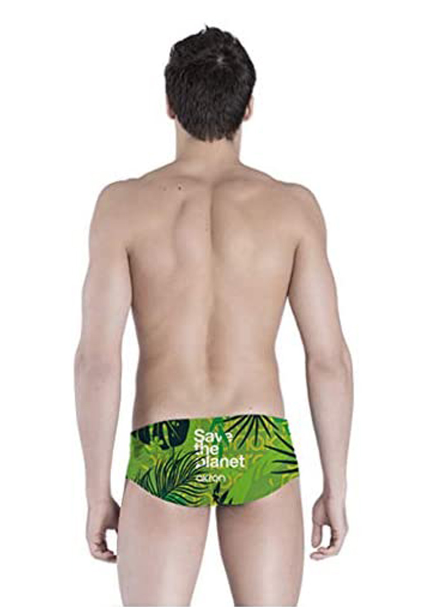 Akron Save The Forest 14cm Trainer Swim Trunk - Green