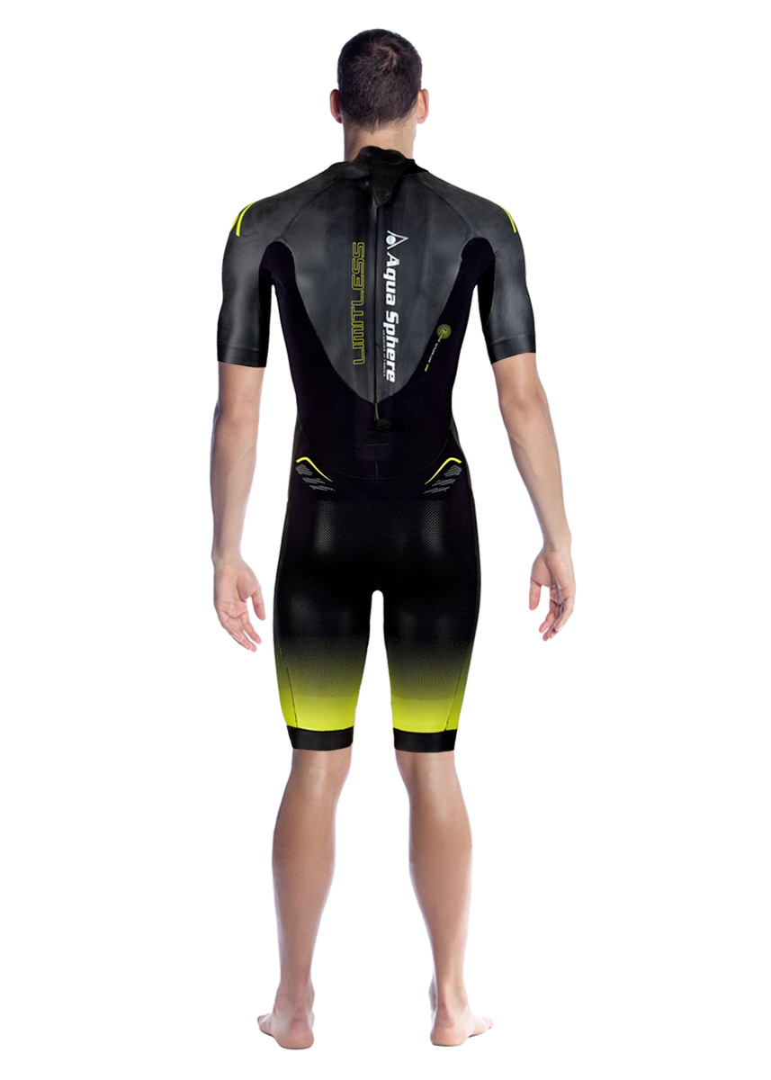 Aqua Sphere Energize Triathlon Speedsuit Male Black/Light Green 32 