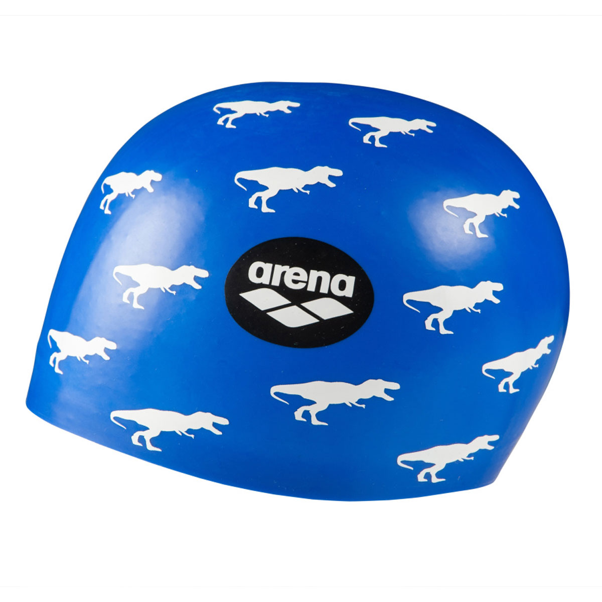 Arena Poolish Moulded Silicone Cap - Dino Blue