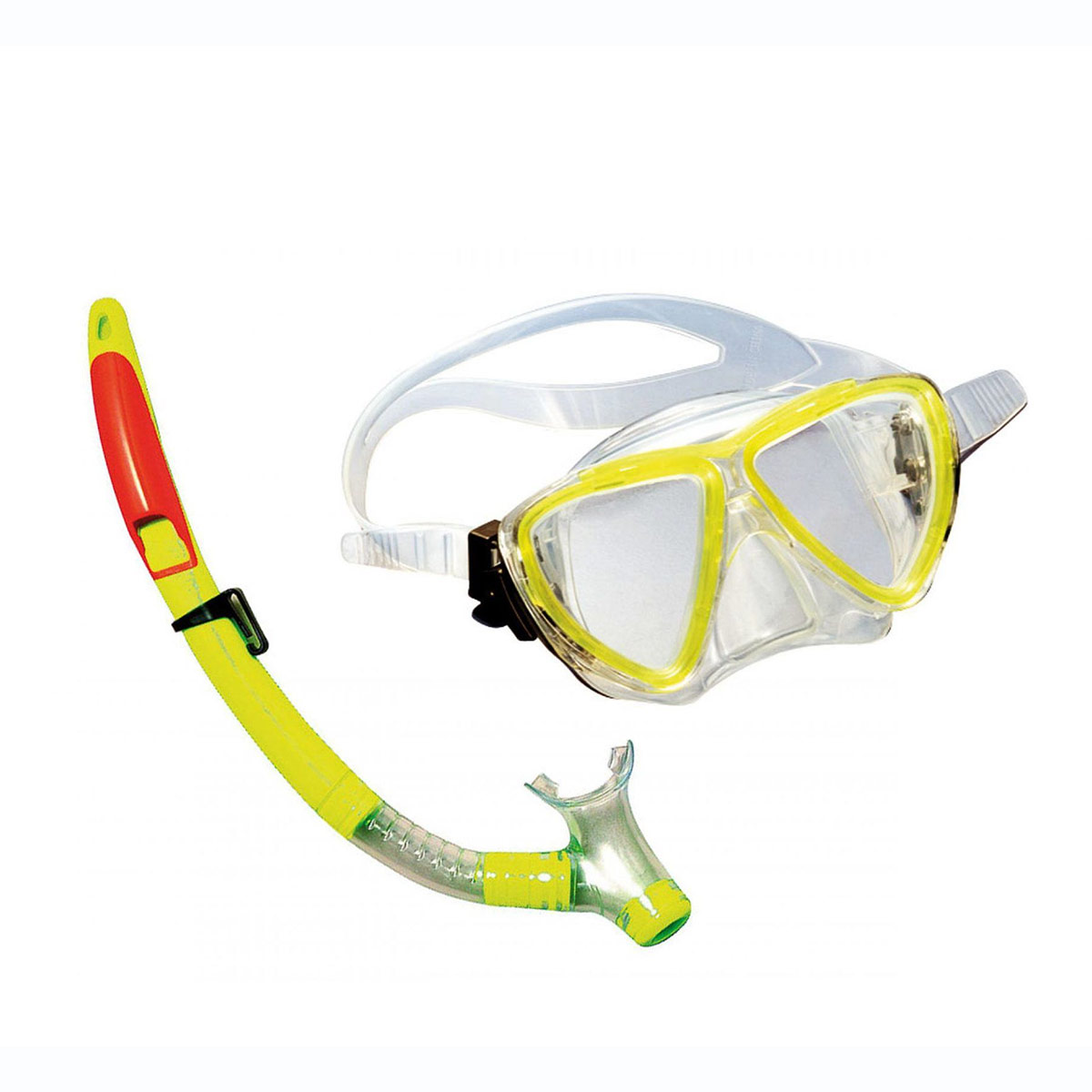 Mosconi Papua Junior Snorkelling Duo Set - Lime Green
