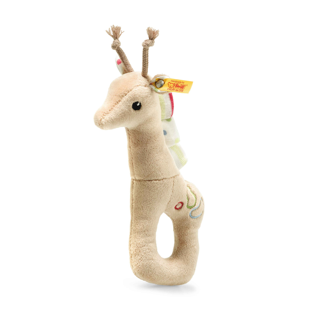 Steiff Baby Wild Sweeties Giraffe Grip Toy with Rattle
