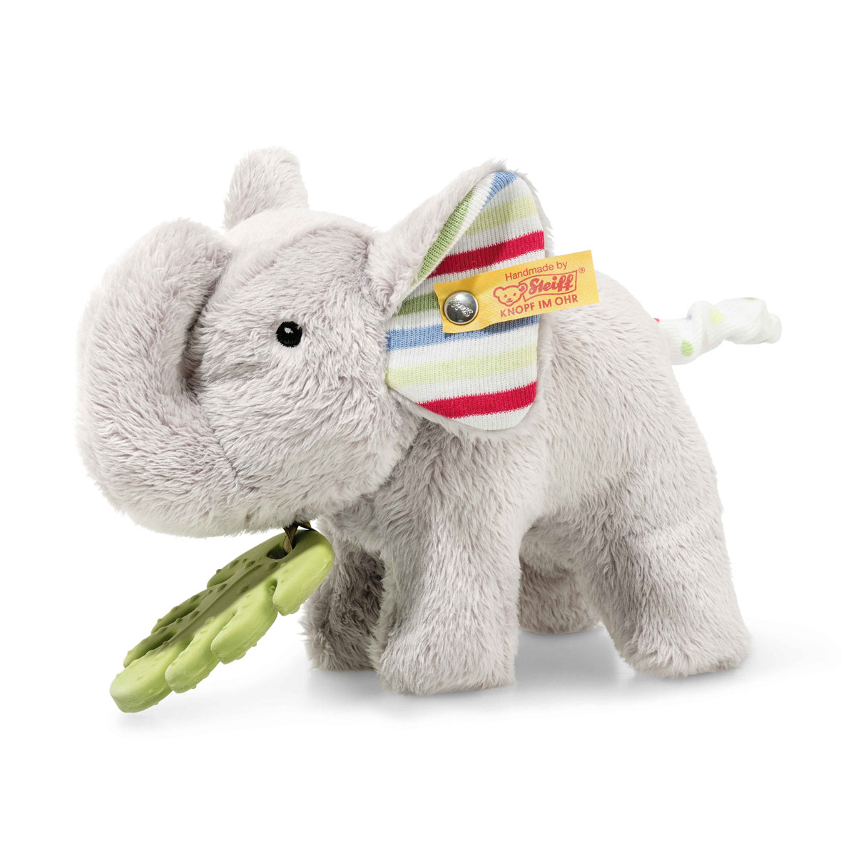 Steiff Baby Wild Sweeties Timmi the Elephant with Teething Ring