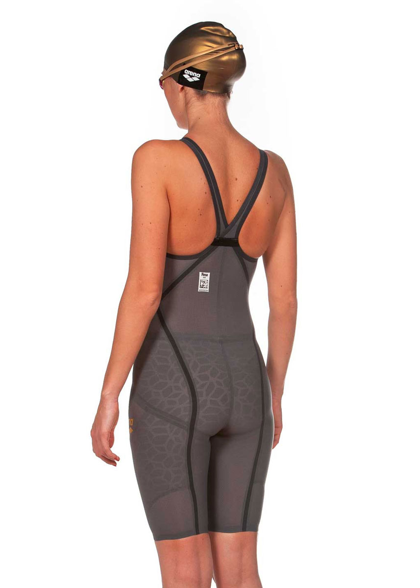 Arena Powerskin Carbon Ultra Kneesuit Closed Back - Grey / Gold