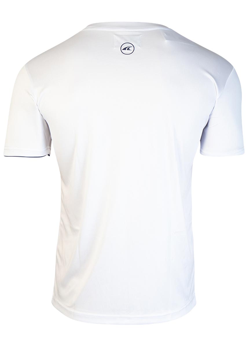 Akron Junior Denis Technical T-shirt - White / Navy