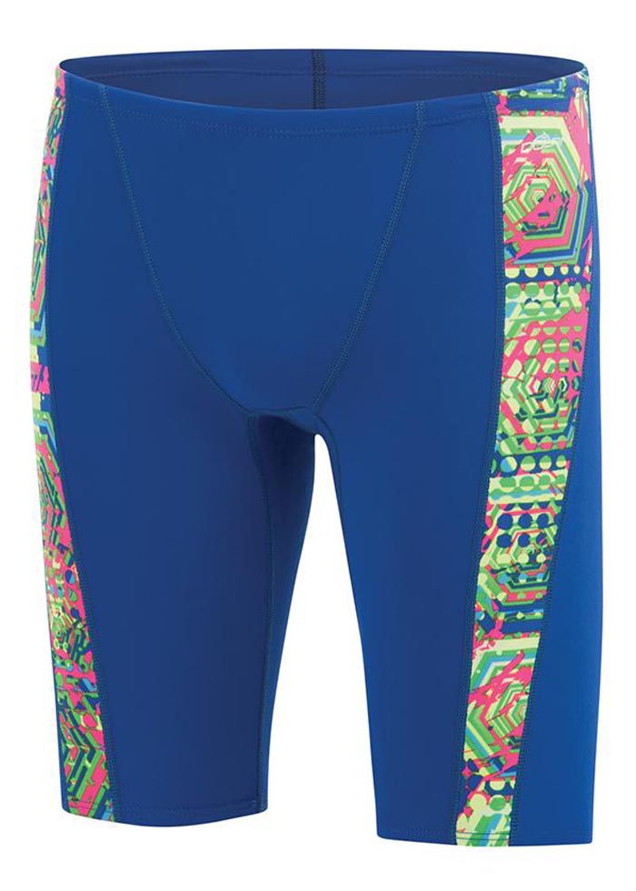 Dolfin Reliance Hive Spliced Jammer - Royal Blue / Multi Pink