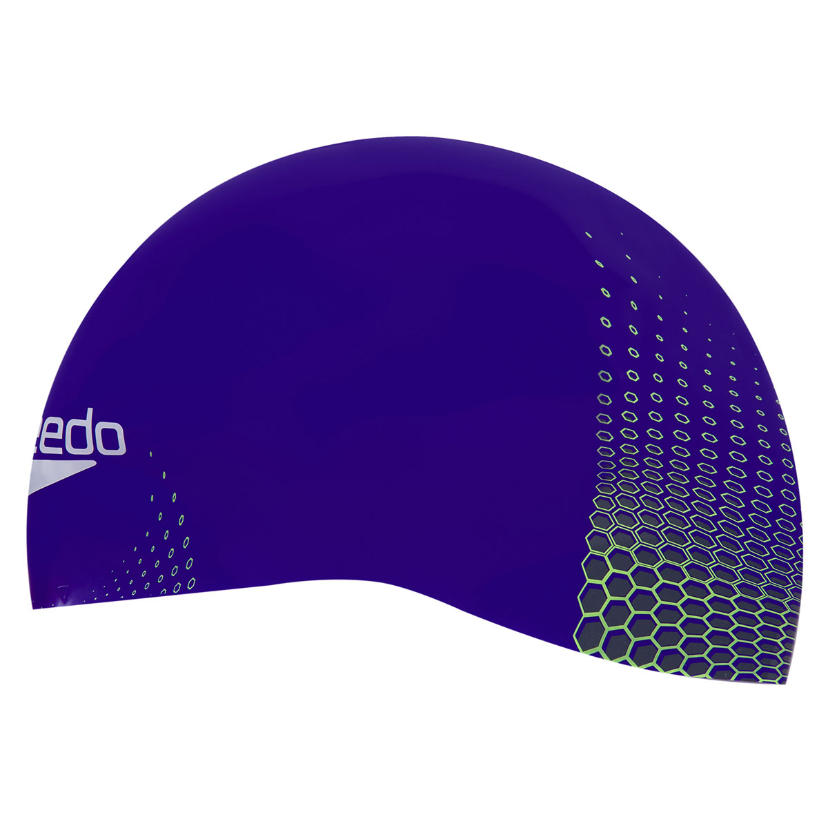 Speedo Fastskin Cap - Violet/Fluro Yellow/Oxide Grey