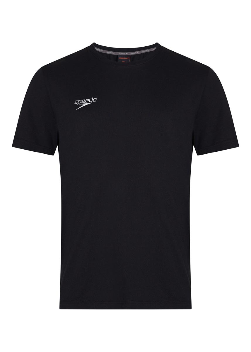 Kit Speedo Team T-Shirt Pequena Logotipo - Preto