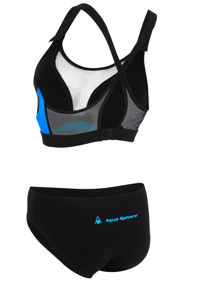 Aqua Sphere Women's Kuma Swim Bikini - Black / Blue