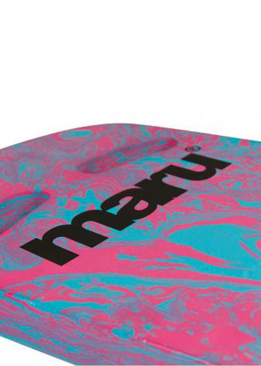 Maru Swirl Two Grip Kickboard - Blue / Pink