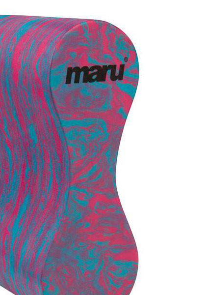 Maru Swirl Pull Buoy - Blue / Pink
