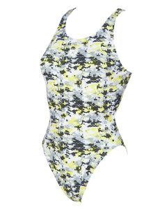Arena Womens Camouflage Tech Swimsuit - Black