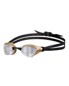 Arena Cobra Core Swipe Mirrored Goggles - Silver / Gold