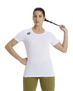 Arena Womens Solid T-Shirt - White