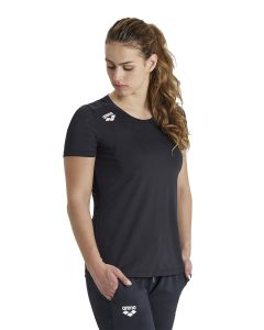 Arena Womens Solid T-Shirt - Preto