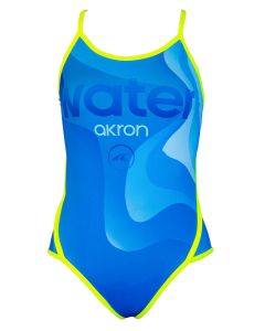 Akron Girl's Element Water Swimsuit - Blue