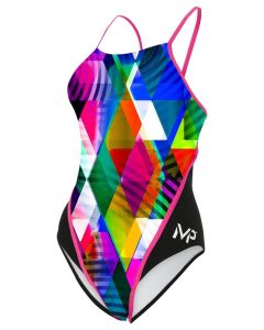 MP Michael Phelps Girls Zuglo Racerback Swimsuit