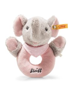 Steiff Baby Trampili Elephant Pink Rattle