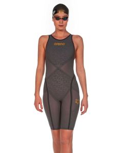 Arena Powerskin Carbon Ultra Kneesuit Closed Back - Grey / Gold