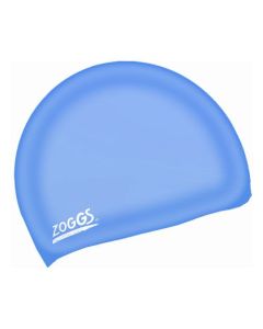 Zoggs Junior Silicone Cap Light Blue