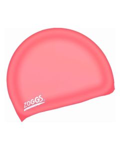 Zoggs Junior Silicone Swim Cap Red