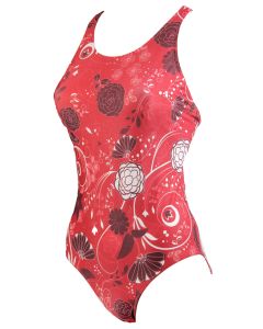 Diana Decoration Swimsuit Fuchsia - Girls