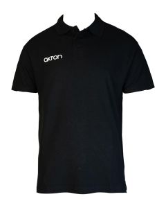 Akron Junior Break Polo Shirt - Black