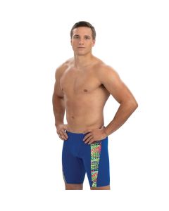 Dolfin Reliance Hive Spliced Jammer - Royal Blue / Multi Pink