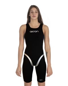 Akron Womens Ultraskin Limited Edition Openback Kneesuit - Black