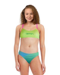 Akron Girls Marny Swim Bikini - Green