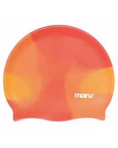 Maru Silicone Swim Cap Orange