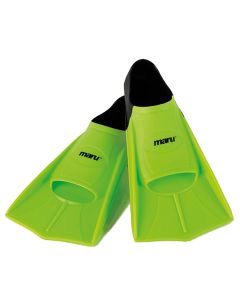 Maru Training Aid Fins - Neon Lime/Black