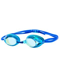 Zoggs Swimming Goggles Podium Mirror in Blue/Lime/Mirror One Size 