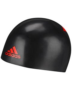 Adidas 3D Silicone Cap - Black / Solar Red 