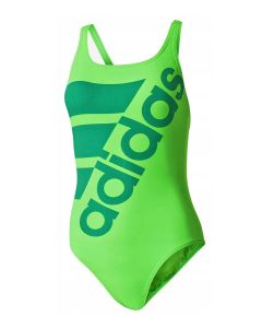 Adidas Girls Graphics Clubline Swimsuit - Solar Green