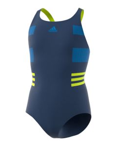 Adidas Girls INFINITEX Swimsuit - Blue / Yellow