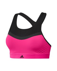 Adidas Womens Don't Rest Amphi Swim Bikini Top - Shock Pink / Black