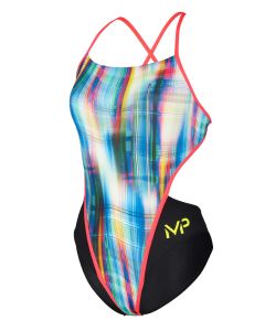 MP Michael Phelps Girl's Jazz Openback Swimsuit