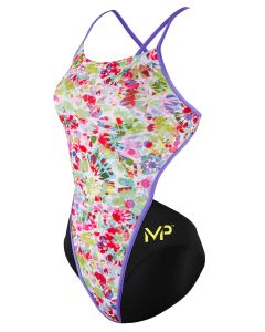 MP Michael Phelps Girl's Prisma Openback Swimsuit