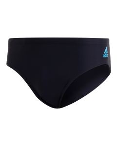Adidas Mens Badge Swim Trunk - Black / Blue