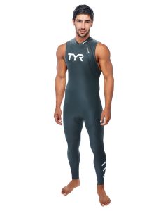 TYR Men's Category 1 Sleeveless Wetsuit - Black