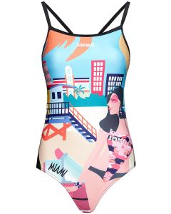 Jaked Girls One piece Extreme Miami Swimsuit - Pink