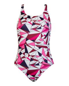 Jaked Girl's Diamonds One Piece Swimsuit - Pink