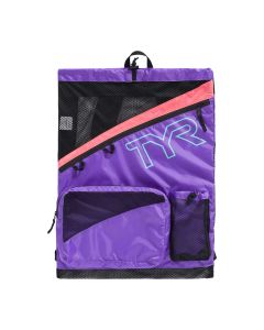 TYR 40L Team Elite Mesh Bag - Purple / Pink