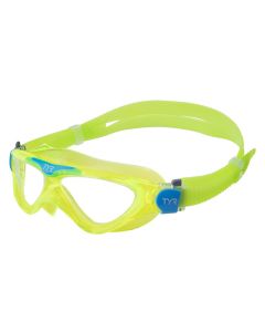 TYR Rogue Youth Fit Swim Mask - Clear/Yellow/Blue