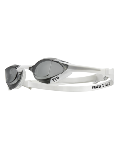 TYR Tracer X Elite Goggles - Smoke/ White/ Grey