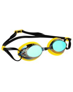 Mad Wave Spurt Rainbow Mirrored Goggles - Yellow